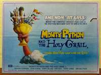 c201 MONTY PYTHON & THE HOLY GRAIL British quad movie poster '75