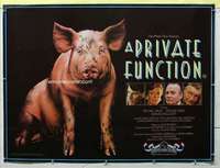 c205 PRIVATE FUNCTION British quad movie poster '84 Michael Palin