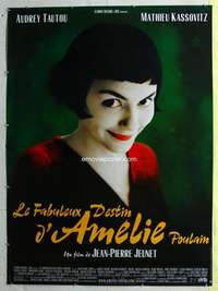 c005 AMELIE French one-panel movie poster '01 Audrey Tautou, Jeunet, French!