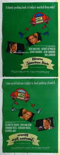 c034 DIVORCE AMERICAN STYLE special DS Thirty by Forty movie poster '67 Van Dyke