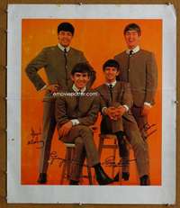 c089 BEATLES commercial poster '64 John,Paul,George,Ringo