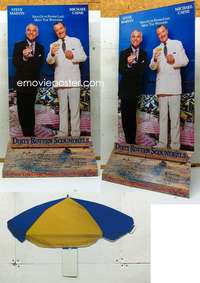 c127 DIRTY ROTTEN SCOUNDRELS movie standee '88 Martin, Caine