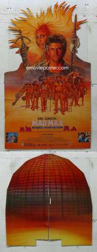 c129 MAD MAX BEYOND THUNDERDOME movie standee '85 Mel Gibson
