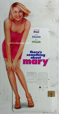 c137 THERE'S SOMETHING ABOUT MARY video movie standee '98 Diaz