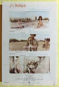 d036 3 WOMEN 27x41 one-sheet movie poster '77 Robert Altman, Shelley Duvall