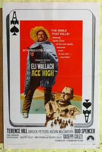 d040 ACE HIGH 27x41 one-sheet movie poster '69 Eli Wallach, Terence Hill