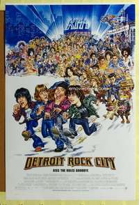 d137 DETROIT ROCK CITY DS 27x41 one-sheet movie poster '99 KISS, Edward Furlong