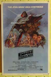 d156 EMPIRE STRIKES BACK style B 27x41 1sh movie poster '80 George Lucas