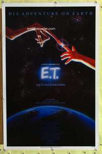 d161 ET 27x41 one-sheet movie poster '82 Steven Spielberg classic, phone home!