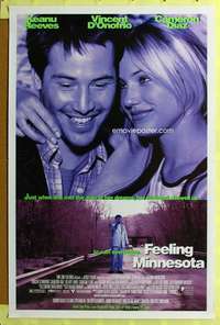 d170 FEELING MINNESOTA 27x41 one-sheet movie poster '96 Keanu Reeves, Cameron Diaz