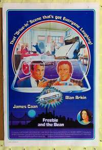 d179 FREEBIE & THE BEAN int'l 27x41 one-sheet movie poster '74 James Caan, Arkin