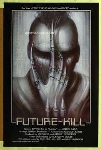 d183 FUTURE-KILL 27x41 one-sheet movie poster '84 Edwin Neal, cool Giger art!