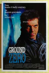 d204 GROUND ZERO 27x41 one-sheet movie poster '87 Friels, deadly conspiracy!