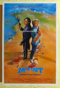 d220 IN 'N OUT 27x41 one-sheet movie poster '86 Ricardo Franco, Mexican!