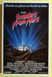d224 INVADERS FROM MARS 27x41 one-sheet movie poster '86 Tobe Hooper