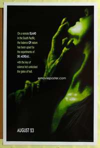 d226 ISLAND OF DR MOREAU teaser 27x41 one-sheet movie poster '96 Kilmer, Brando