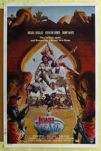 d235 JEWEL OF THE NILE int'l 27x41 one-sheet movie poster '85 Michael Douglas