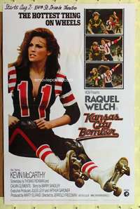 d239 KANSAS CITY BOMBER 27x41 one-sheet movie poster '72 sexy Raquel Welch!