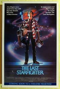 d253 LAST STARFIGHTER coming soon advance 27x41 one-sheet movie poster '84 sci-fi