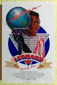 d255 LEONARD PART 6 advance 27x41 one-sheet movie poster '87 Bill Cosby's worst!