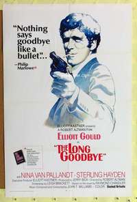 d267 LONG GOODBYE 27x41 one-sheet movie poster '73 Elliott Gould, film noir