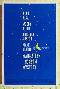 d281 MANHATTAN MURDER MYSTERY 27x41 one-sheet movie poster '93 Woody Allen