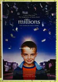d295 MILLIONS DS printer's test advance 27x41 one-sheet movie poster '04 Boyle