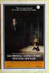 d310 NEW YORK NEW YORK 27x41 one-sheet movie poster '77 Robert De Niro, Minnelli