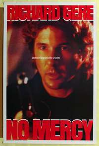 d318 NO MERCY promotional teaser 27x41 one-sheet movie poster '86 Richard Gere