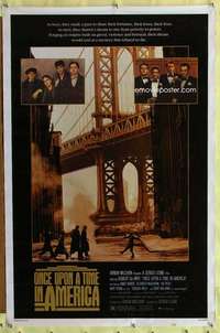 d321 ONCE UPON A TIME IN AMERICA 27x41 one-sheet movie poster '84 Sergio Leone