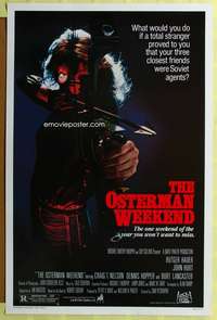 d325 OSTERMAN WEEKEND 27x41 one-sheet movie poster '83 typical Sam Peckinpah!