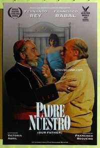 d328 PADRE NUESTRO 27x41 one-sheet movie poster '85 Fernando Rey, Our Father!