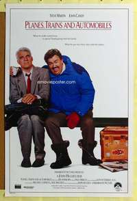 d335 PLANES, TRAINS & AUTOMOBILES int'l 27x41 one-sheet movie poster '87 Candy