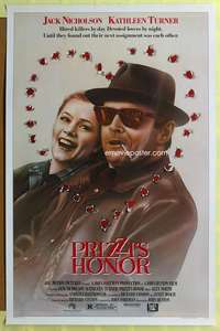 d345 PRIZZI'S HONOR 27x41 one-sheet movie poster '85 Jack Nicholson, Turner