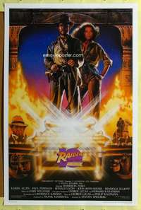 d357 RAIDERS OF THE LOST ARK Kilian 27x41 one-sheet movie poster R91 Harrison Ford