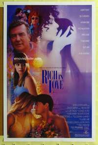 d371 RICH IN LOVE DS 27x41 one-sheet movie poster '93 Bruce Beresford, Finney