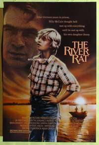 d373 RIVER RAT 27x41 one-sheet movie poster '84 Tommy Lee Jones, Thomas Rickman