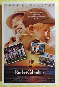 d376 ROCKET GIBRALTAR 27x41 one-sheet movie poster '88 Burt Lancaster, Culkin