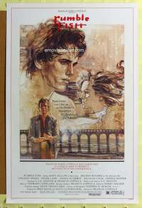 d381 RUMBLE FISH 27x41 one-sheet movie poster '83 Francis Ford Coppola, Dillon