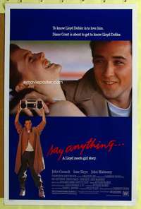d390 SAY ANYTHING 27x41 one-sheet movie poster '89 John Cusack, Cameron Crowe