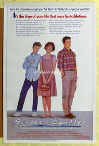 d403 SIXTEEN CANDLES 27x41 one-sheet movie poster '84 Molly Ringwald, John Hughes
