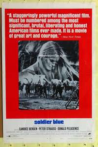 d406 SOLDIER BLUE style A 27x41 one-sheet movie poster '70 Candice Bergen