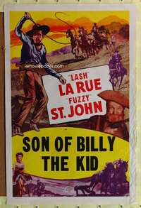 d409 LASH LA RUE '50s Al 'Fuzzy' St. John, Son of Billy The Kid!