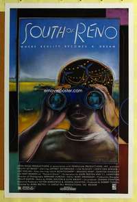 d411 SOUTH OF RENO 27x41 one-sheet movie poster '88 cool artwork image!
