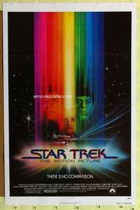 d420 STAR TREK advance 27x41 one-sheet movie poster '79 Shatner, Nimoy, Bob Peak art!