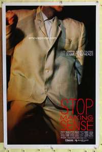 d424 STOP MAKING SENSE 27x41 one-sheet movie poster '84 Demme, Talking Heads!