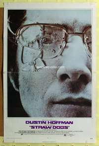 d426 STRAW DOGS 27x41 one-sheet movie poster '72 rare full Dustin Hoffman image!
