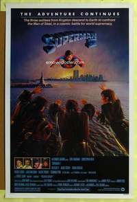 d432 SUPERMAN 2 27x41 one-sheet movie poster '81 Christopher Reeve, Terence Stamp