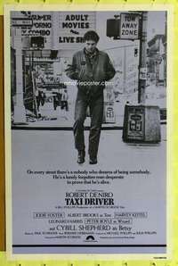 d443 TAXI DRIVER int'l 27x41 one-sheet movie poster '76 Robert De Niro, Scorsese