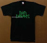 d007 BAD DREAMS M black Special Promotional Movie T-Shirt '88 Jennifer Rubin